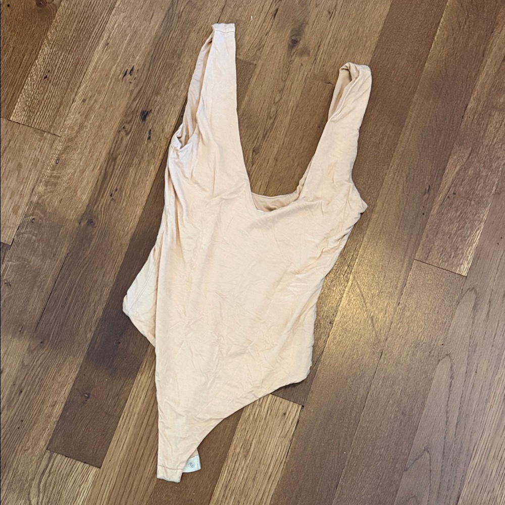 Lovers + Friends Nude Sleeveless Bodysuit